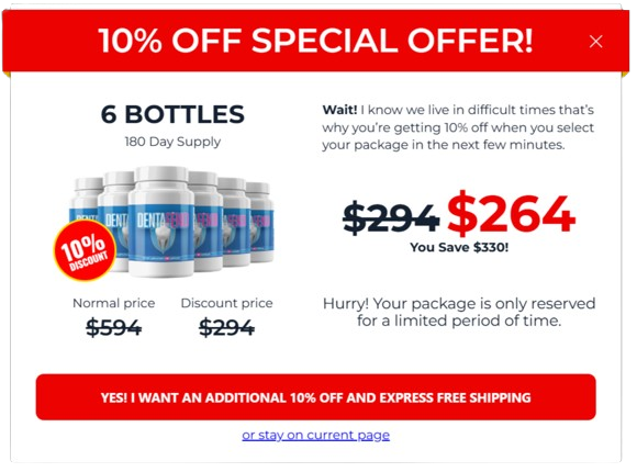 Dentafend Special Offer