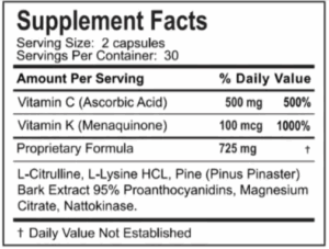 Boostaro Supplement Facts