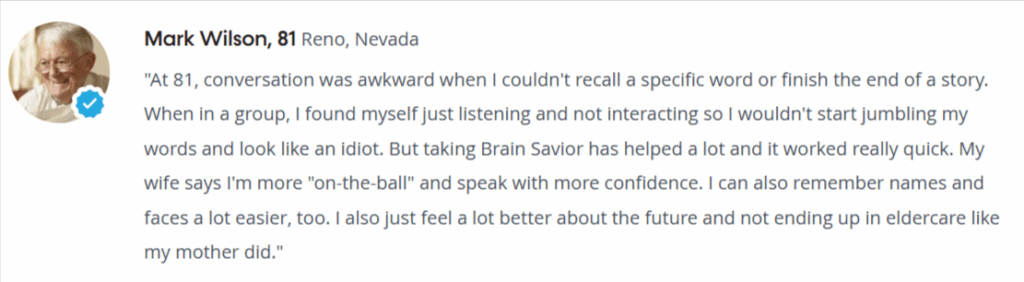 Brain Savior Customer Reviews
