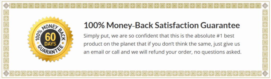 PillowPotion Cognigen Plus Back Satisfaction Guarantee