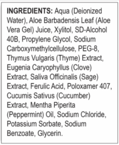ProXental Supplement Facts