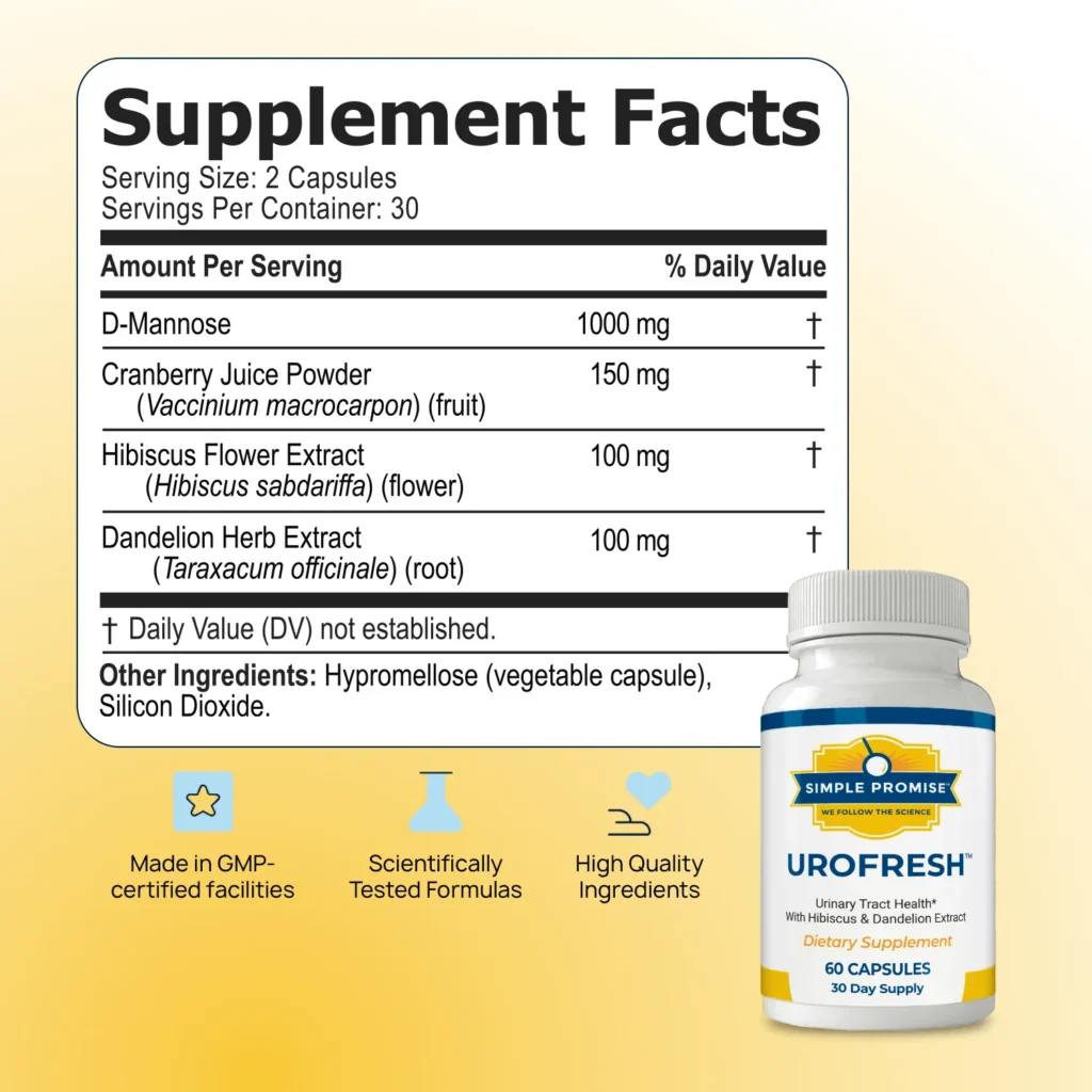 UroFresh Supplement Facts